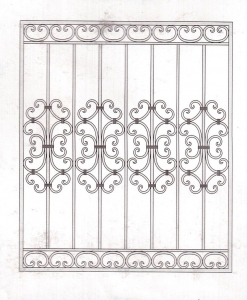Решетка оконная РШТ 1 004