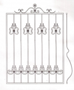 Решетка оконная РШТ 1 005