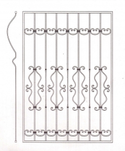Решетка оконная РШТ 1 007