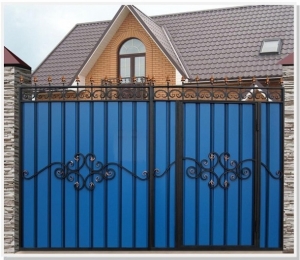 Распашные Кованые Ворота ВРТ 0011