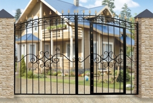 Распашные Кованые Ворота ВРТ 0017