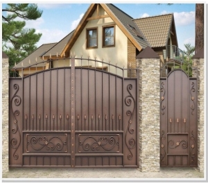 Распашные Кованые Ворота ВРТ 0018