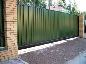 Ворота Откатные с Профлистом ВРТП 1