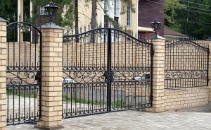 Распашные Кованые Ворота ВРТ 0002