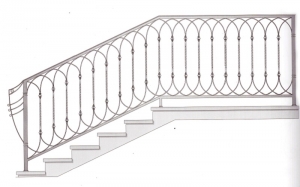 Лестничные перила ПРЛ 2065