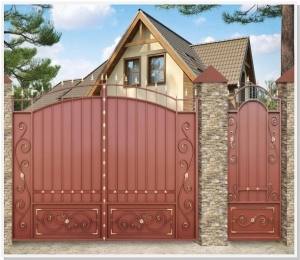 Распашные Кованые Ворота ВРТ 0021