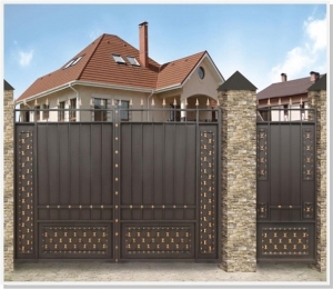 Распашные Кованые Ворота ВРТ 0025