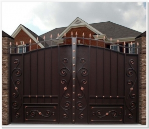 Распашные Кованые Ворота ВРТ 0028