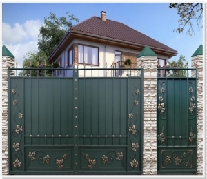 Распашные Кованые Ворота ВРТ 0029