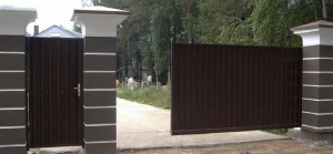 Ворота Откатные с Профлистом ВРТП 2