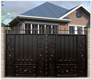 Распашные Кованые Ворота ВРТ 0030