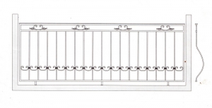 Балконное ограждение ПРЛ 3001