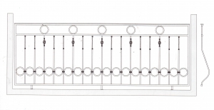 Балконное ограждение ПРЛ 3002