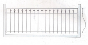 Балконное ограждение ПРЛ 3003