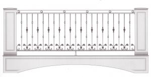 Балконное ограждение ПРЛ 3025