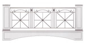 Балконное ограждение ПРЛ 3031