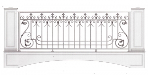 Балконное ограждение ПРЛ 3032