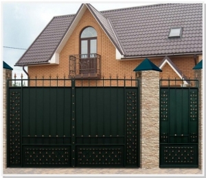 Распашные Кованые Ворота ВРТ 0031