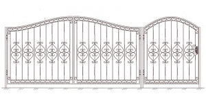 Распашные Ворота ВРТ 5007