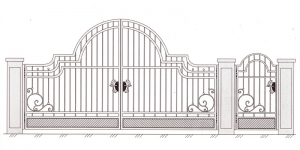 Распашные Ворота ВРТ 5013