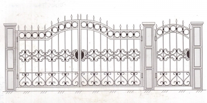 Распашные Ворота ВРТ 5014