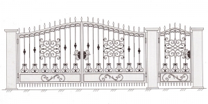 Распашные Ворота ВРТ 5015