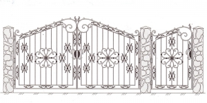Распашные Ворота ВРТ 5017