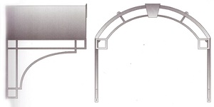 Козырек КЗР 6008