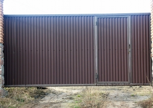 Ворота Откатные с Профлистом ВРТП 6