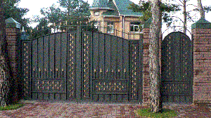 Распашные Кованые Ворота ВРТ 0008