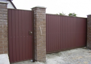 Ворота Откатные с Профлистом ВРТП 9