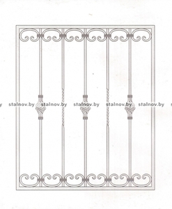 Решетка оконная РШТ 1 001