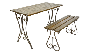 Стол со скамейкой 34